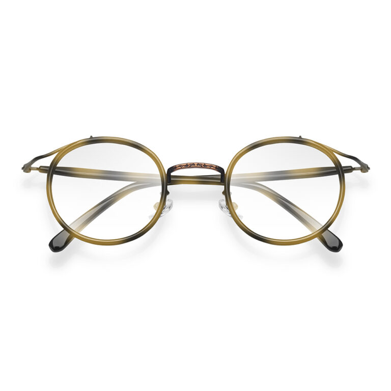 Jimhalo Eyewear Levi Round Trendy Glasses for Men and Women