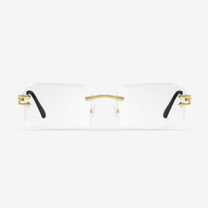 rimless glasses Riley
